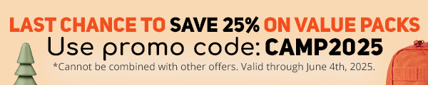 Save 25% On Value Packs